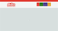 Desktop Screenshot of gardnercontractingandexcavation.com