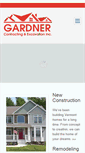 Mobile Screenshot of gardnercontractingandexcavation.com